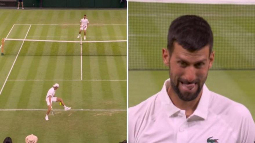 Djokovic Muller, che show: tweener, lob e smash!