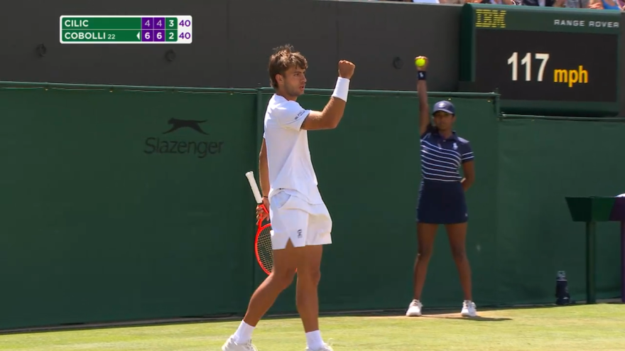 Cobolli Cilic: gli highlights. L Cobolli Cilic: gli highlights. L