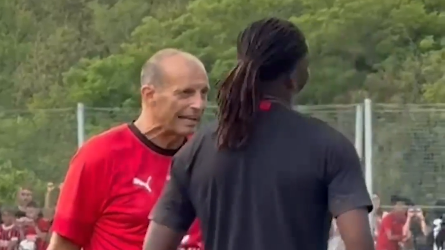 Allegri carica Leao: guarda il loro primo colloquio Allegri carica Leao: guarda il loro primo colloquio