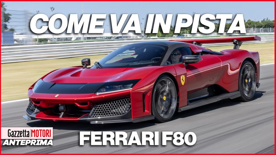 Ferrari F80: prova in pista del gioiello da 1.200 cavalli e 3,6 milioni di euro Ferrari F80: prova in pista del gioiello da 1.200 cavalli e 3,6 milioni di euro