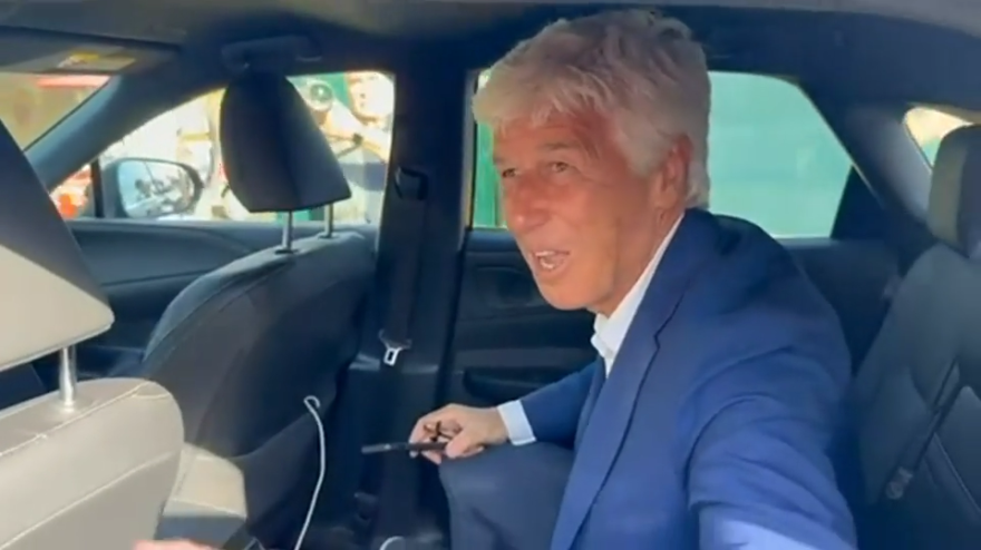 Roma, che accoglienza per Gasperini! L Roma, che accoglienza per Gasperini! L