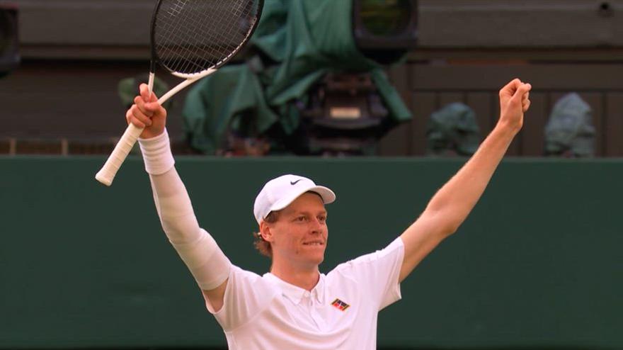 Sinner trionfa a Wimbledon: il match point e l Sinner trionfa a Wimbledon: il match point e l