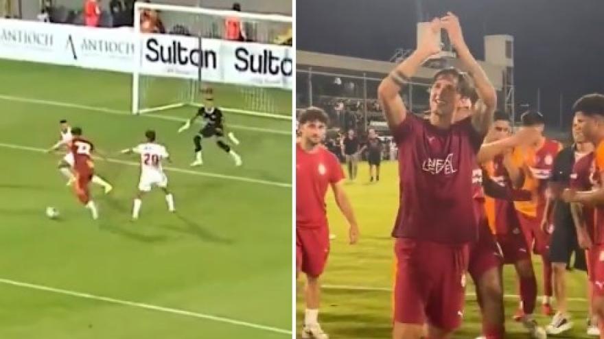 Zaniolo, torna al Gala e segna! Poi esulta così...