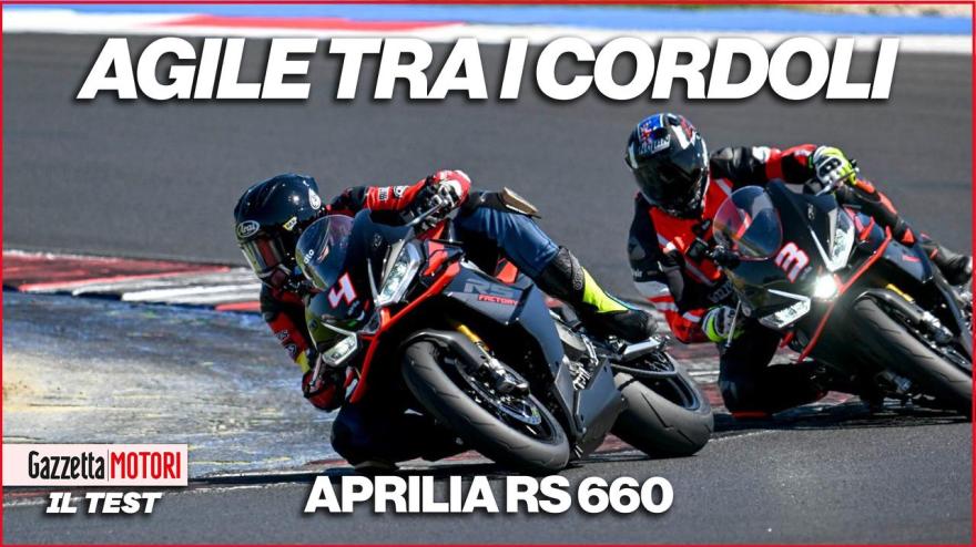 aprilia rs 660 factory facile da guidare e veloce in pista