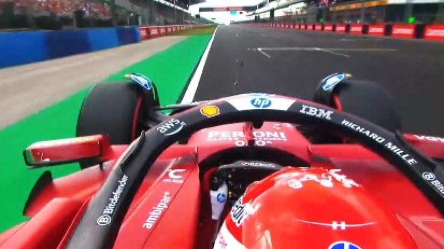 leclerc pole position da fenomeno mclaren terza e quarta gli highlights