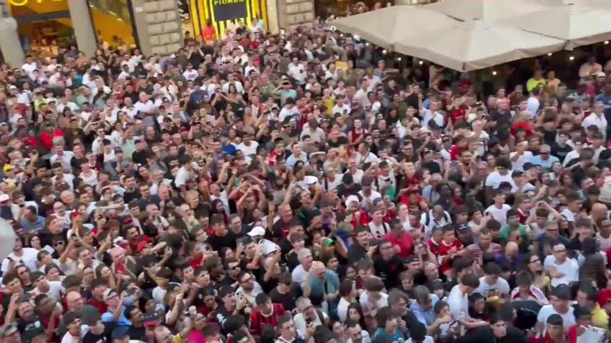 i tifosi visti da modric la folla 232 impressionante