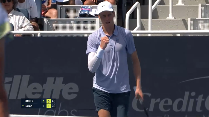 Sinner distrugge Galan: highlights Atp Cincinnati
