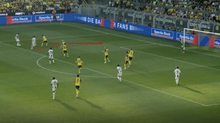 Juve show: l'azione del secondo gol a Dortmund è stupenda