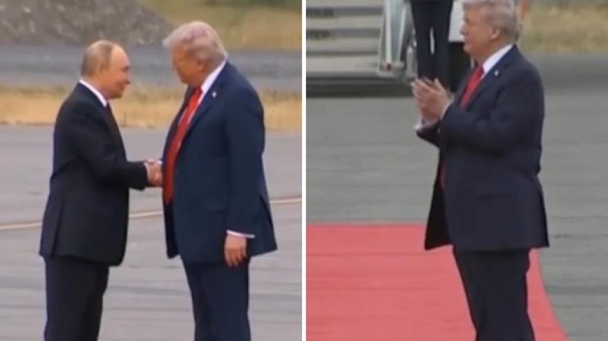 Trump accoglie Putin con un applauso: l