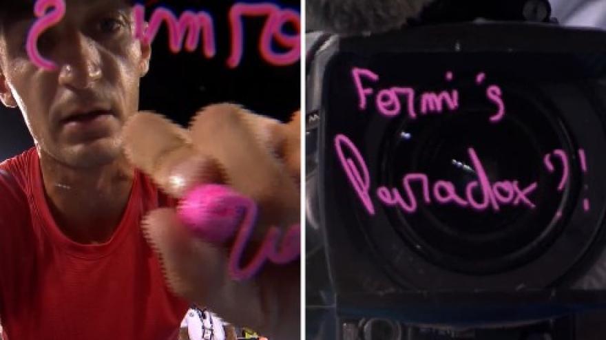 atmane il messaggio per sinner sulla telecamera 232 geniale