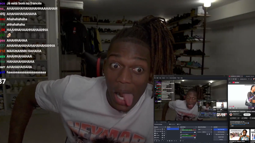 vai a lavorare maignan sgrida leao su twitch