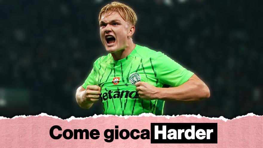 Milan, chi è e come gioca Harder: spalle larghe, sinistro potente e quell Milan, chi è e come gioca Harder: spalle larghe, sinistro potente e quell