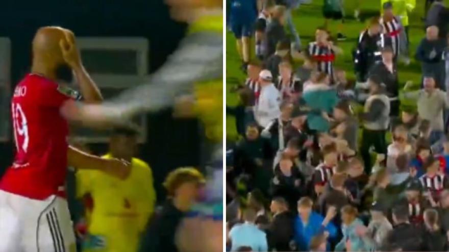 United shock, eliminato da un club di quarta serie: tifosi invadono il campo United shock, eliminato da un club di quarta serie: tifosi invadono il campo