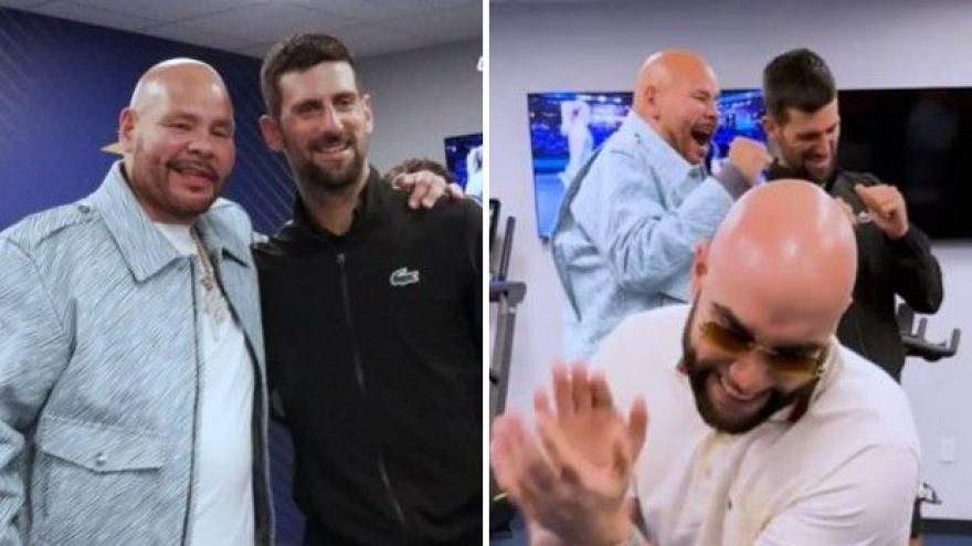 Djokovic balla a Fat Joe: l Djokovic balla a Fat Joe: l