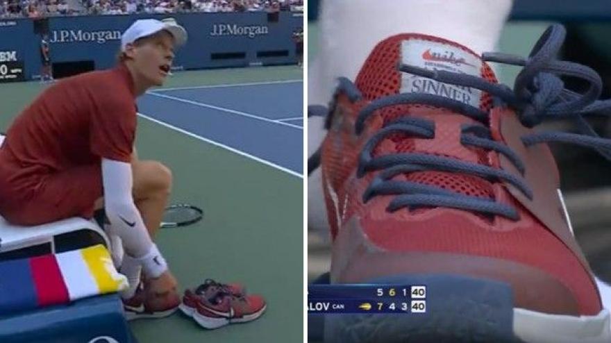 Sinner cambia scarpe nel bel mezzo del match: svelato il perché