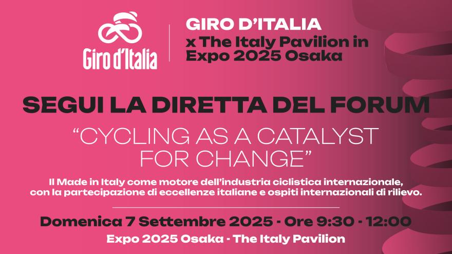 "Cycling as a Catalyst for Change": guarda il forum IN DIRETTA dall "Cycling as a Catalyst for Change": guarda il forum IN DIRETTA dall