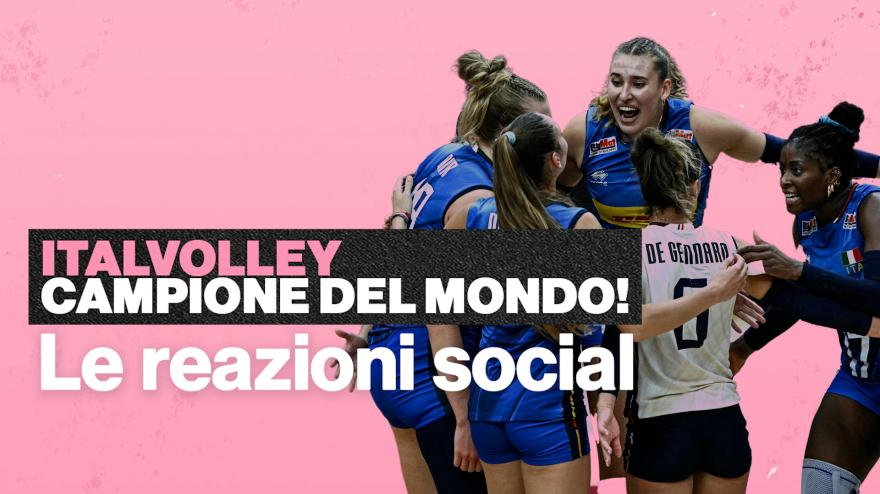 “Ragazze interstellari”, “Velasco un mostro”: è delirio social per le campionesse del mondo! “Ragazze interstellari”, “Velasco un mostro”: è delirio social per le campionesse del mondo!