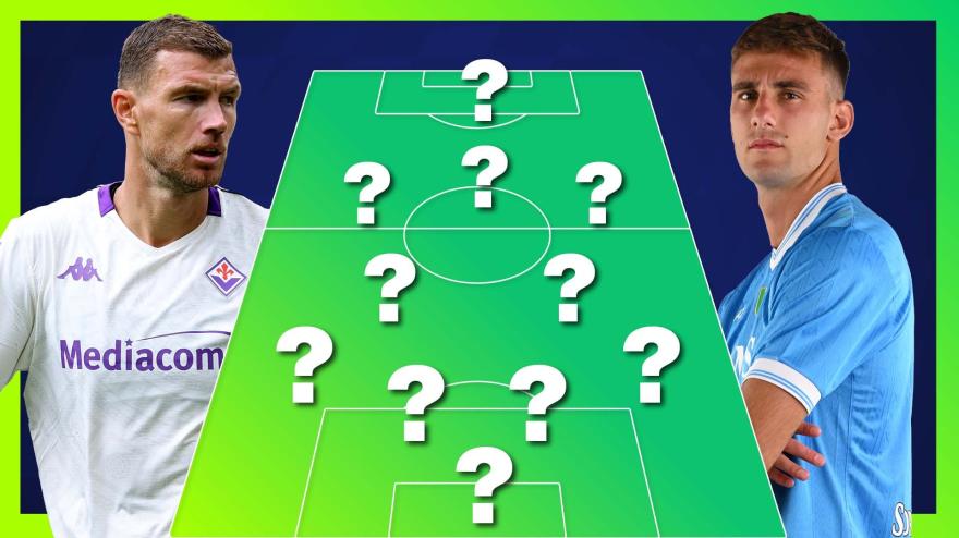 Fiorentina Napoli è Dzeko contro Lucca: le probabili formazioni