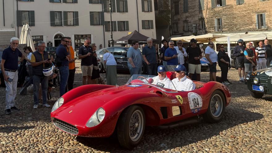 ferrari 500 trc al gp nuvolari la spider del 1957 che vinse a le mans e a sebring