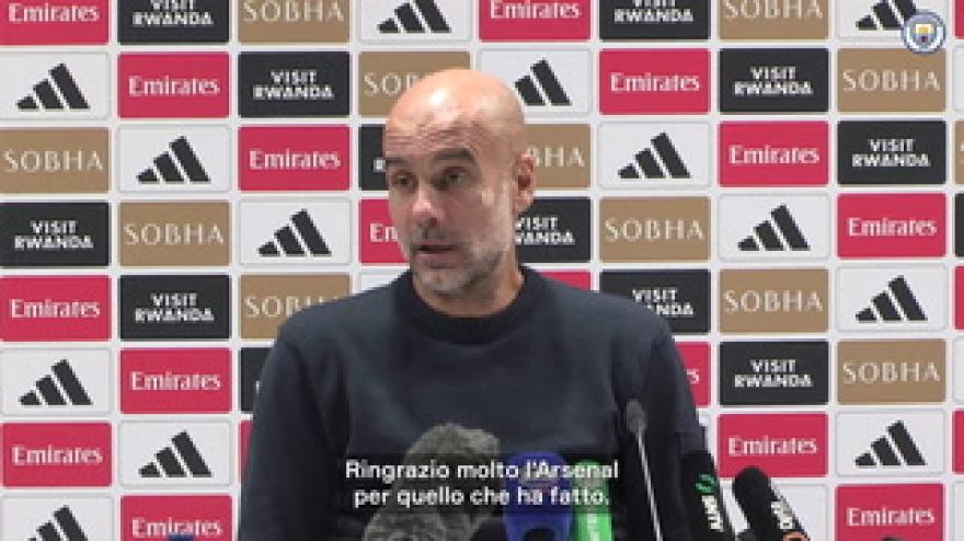 guardiola costretti a difendere cos236 l arsenal era migliore