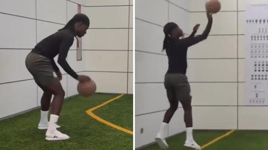 camavinga si d224 al basket tiro ed esultanza da star rodrygo se la ride