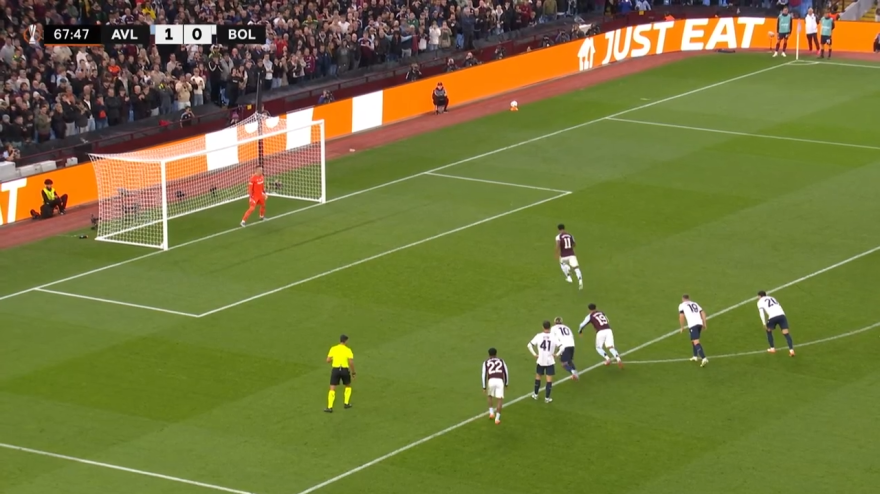 Skorupski para quasi tutto, Aston Villa Bologna 1 0: gli highlights