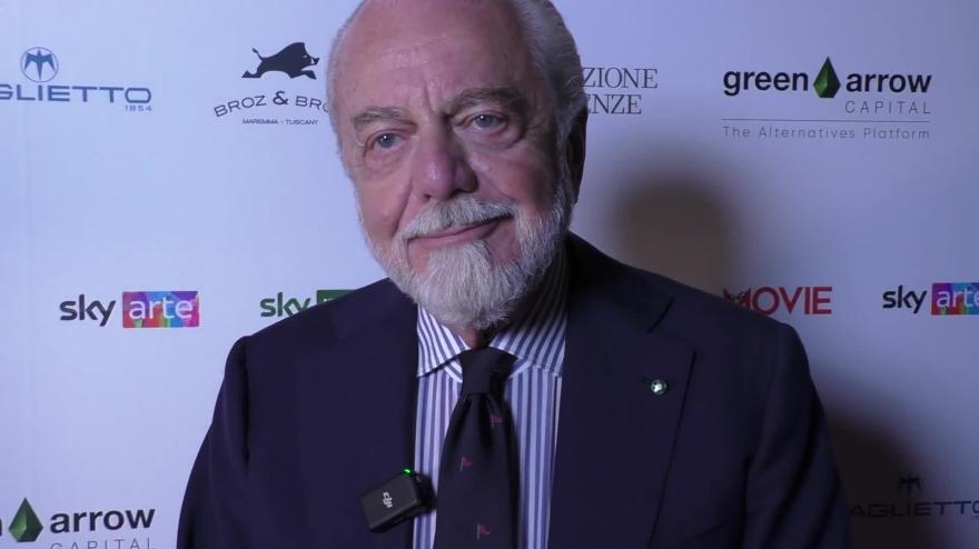 Napoli, De Laurentiis: "Ecco con chi ci giocheremo lo scudetto"