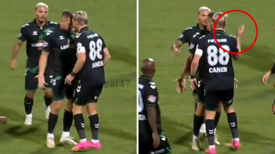 Erkin, ma cosa fai? Schiaffo a un compagno di squadra e rosso diretto!