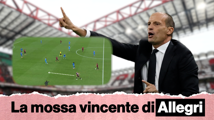 milan napoli allegri ha sorpreso conte con una mossa offensiva ecco quale