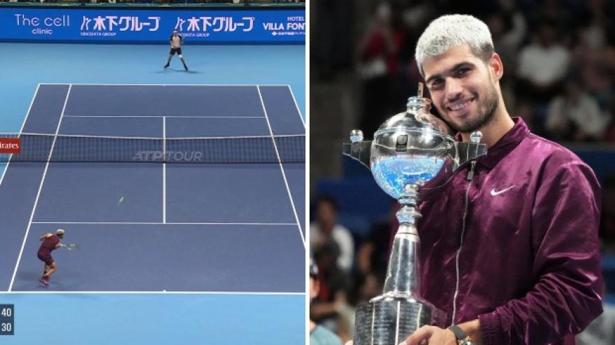 Apoteosi Alcaraz! Lo spagnolo vince il torneo con una smorzata senza senso