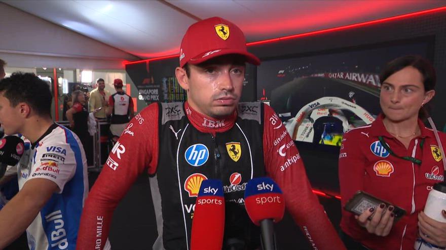 Leclerc sconsolato: "Non so cosa dire. Macchina difficile da guidare, ma non ci sono scuse"