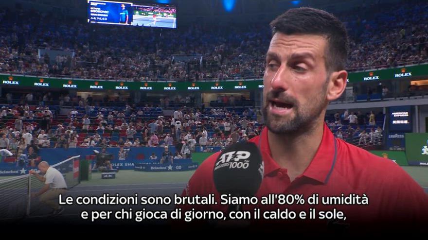 Djokovic si lamenta dell