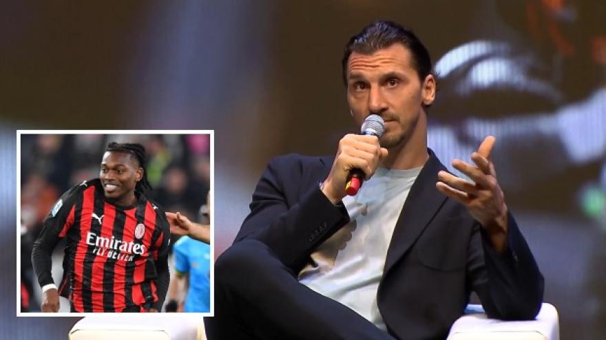 Ibra non ha dubbi su Leao: "Ha vinto lo Scudetto da solo. È un fenomeno perché..."
