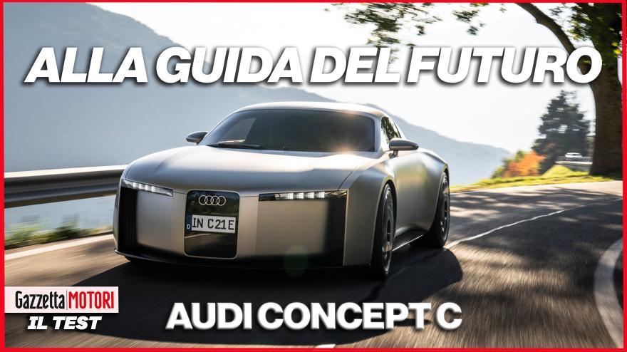 Audi Concept C, alla guida della sportiva elettrica che cambia le regole Audi Concept C, alla guida della sportiva elettrica che cambia le regole
