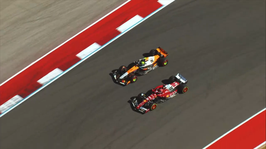 Leclerc-Norris, duello infinito alle spalle di Max: highlights GP Usa