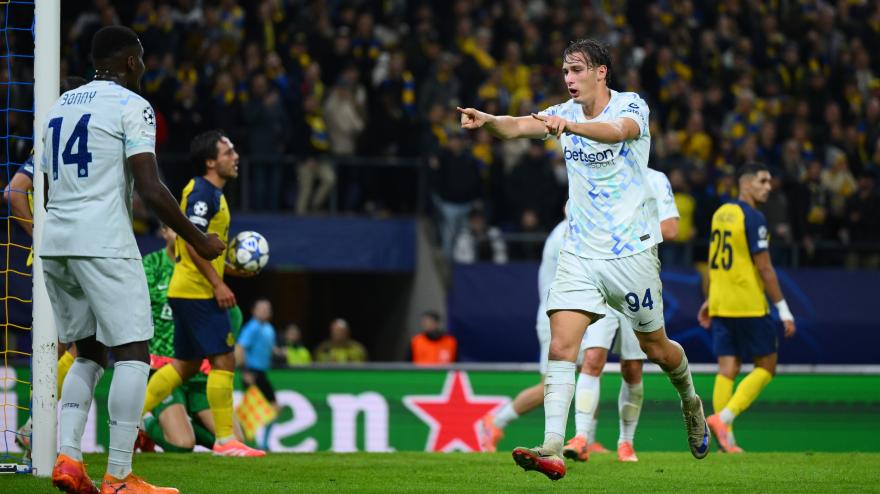 dumfries la sblocca che serata per pio esposito gli highlights di saint gilloise inter 0 4
