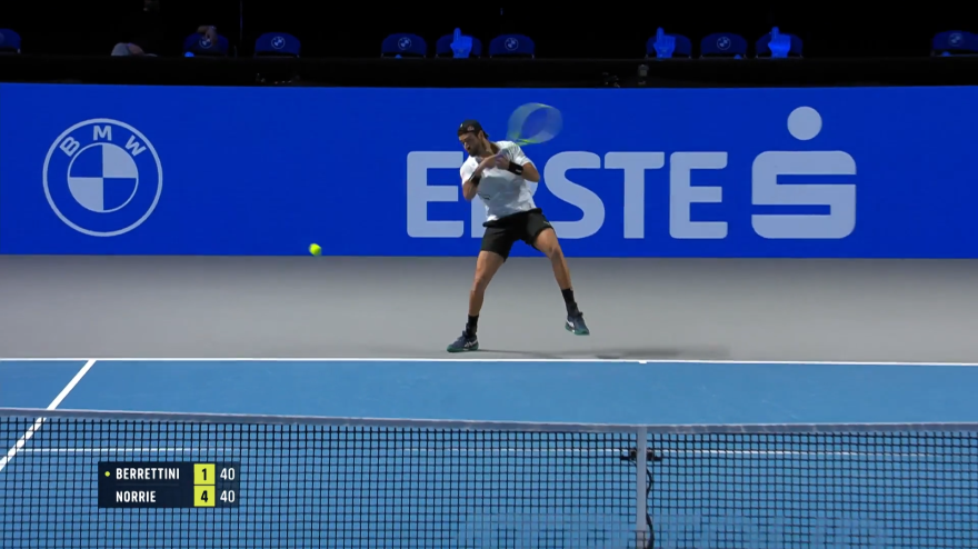Berrettini è un martello! Vince così lo scambio infinito contro Norrie Berrettini è un martello! Vince così lo scambio infinito contro Norrie