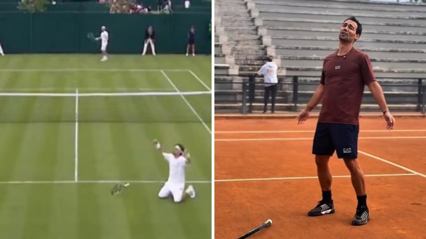Fognini amarcord: ricrea il famoso litigio con Pascal, la scena è tutta da ridere!
