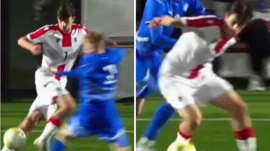 Il fratello di Kvaratskhelia è un giocoliere: tunnel, dribbling e assist in nazionale! Il fratello di Kvaratskhelia è un giocoliere: tunnel, dribbling e assist in nazionale!