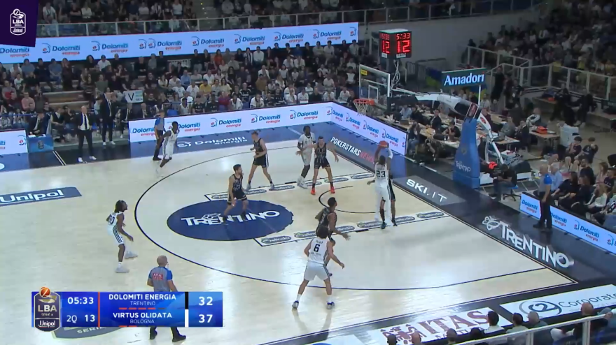 Virtus straripante a Trento! È di Saliou la sfida tra i fratelli Niang: gli highlights