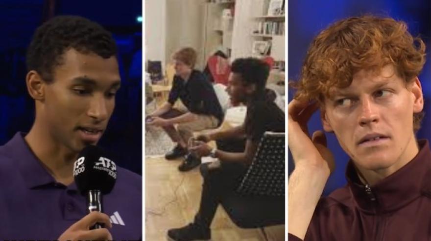 Il messaggio di Auger Aliassime per Sinner: "Quando giocavamo a Fifa..."