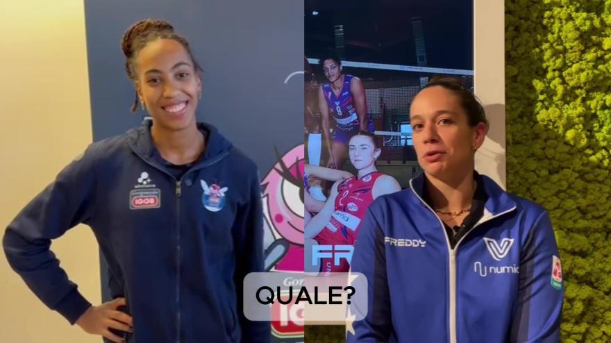 Intervista doppia a Sara Bonifacio e Francesca Bosio sul big match di sabato Milano Novara