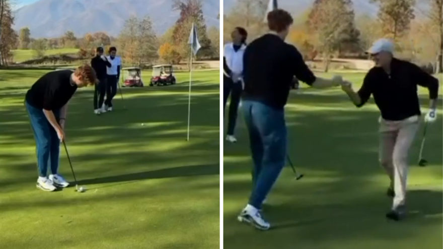 Sinner show: golf con il team, fa buca ed esulta più che a Wimbledon! Sinner show: golf con il team, fa buca ed esulta più che a Wimbledon!