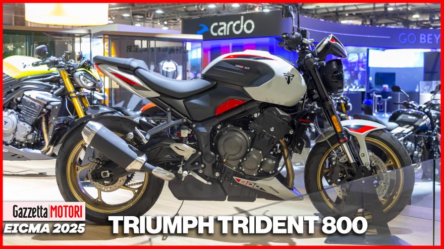 Triumph Trident raddoppia: dopo la 660, debutta a Eicma la 800 Triumph Trident raddoppia: dopo la 660, debutta a Eicma la 800