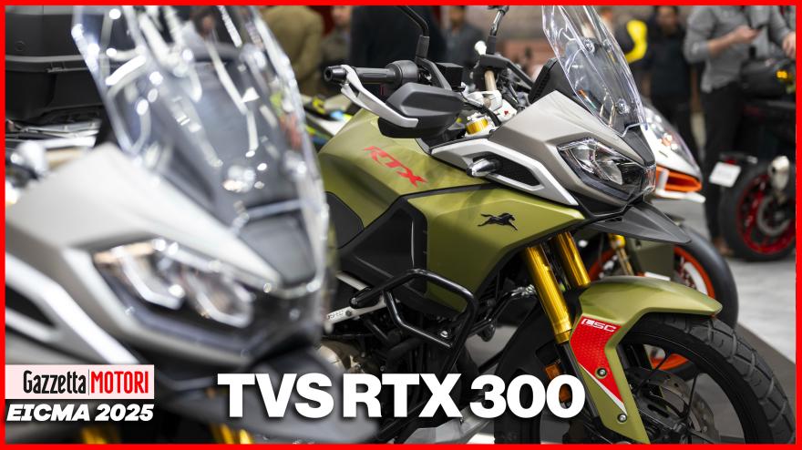 Tvs Rtx 300: la piccola adventure dalla ricca dotazione tecnica Tvs Rtx 300: la piccola adventure dalla ricca dotazione tecnica