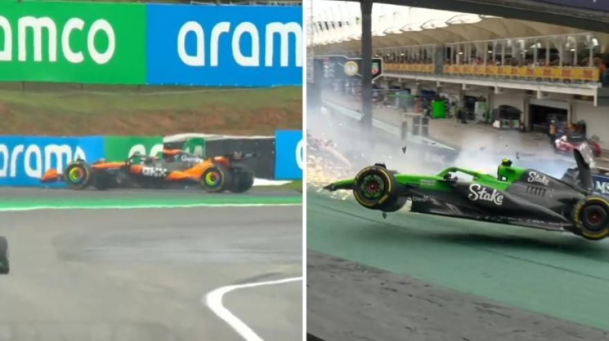 Piastri a muro, vince Norris! F1, gli highlights della Sprint Race in Brasile