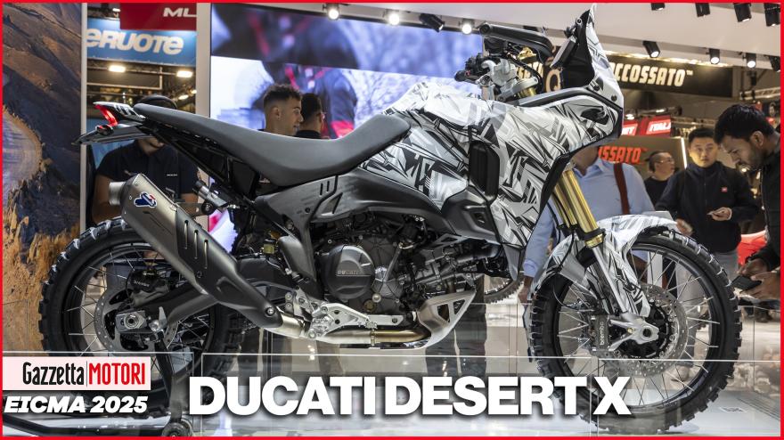 Ducati DesertX: la nuova maxi enduro più snella e compatta