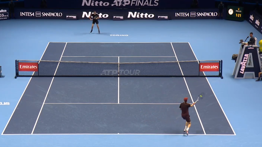 Sinner Zverev, lo scambio è infinito? Ci pensa Jannik con questa magia