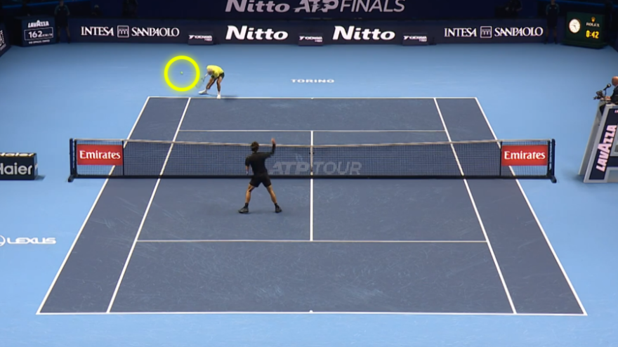 musetti sgonfia la pallina colpo da maestro per beffare alcaraz