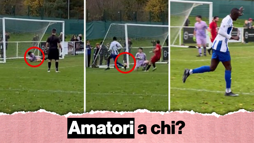 I 30 secondi horror di Cissé: come gli ex big si divertono con gli amatori